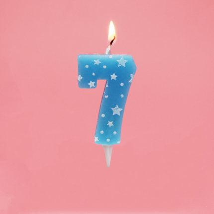0-8 Years Birthday Candle New Girls Kids Birthday Numbers Candle Cake Candles Colorful Birthday Cake Candles for Kids Adults Number Cake Topper Decoration For Birthday Wedding Crown Smoke-free Cake Candles for For Cake Party Supplies