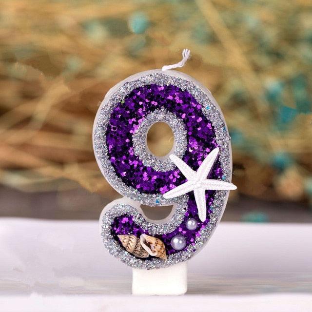 0-9 Number Cake Candle Polka Dot Number Candles Colorful Star Birthday Cake 0-9 Candles For Birthday Wedding Anniversary Reunions Theme Party Decoration Cupcake Topper Decoration Supplies Birthday Number Candle For Girl Boys Kid Cake Decoration Tools