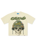 Godspeed Badges of Honor II Boxy Tee - Bone
