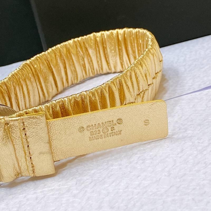 Chanel Leather Women’s Belt 'Yellow' Banlieue91