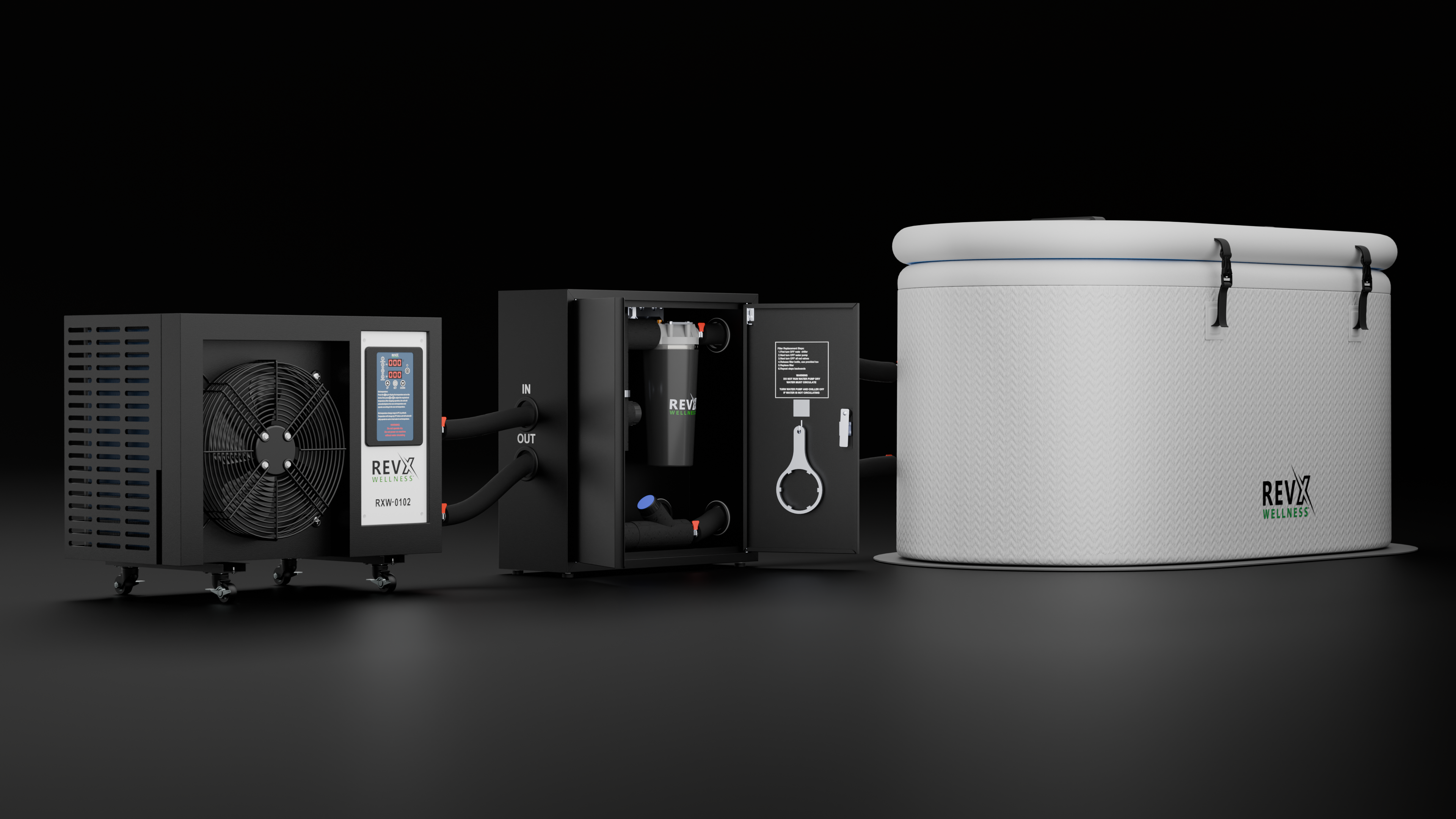 RevX X-FLOW Cold Plunge Filtration System RevX Wellness