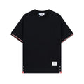 Thom Browne T-Shirt Without Collar 'Black' Banlieue91
