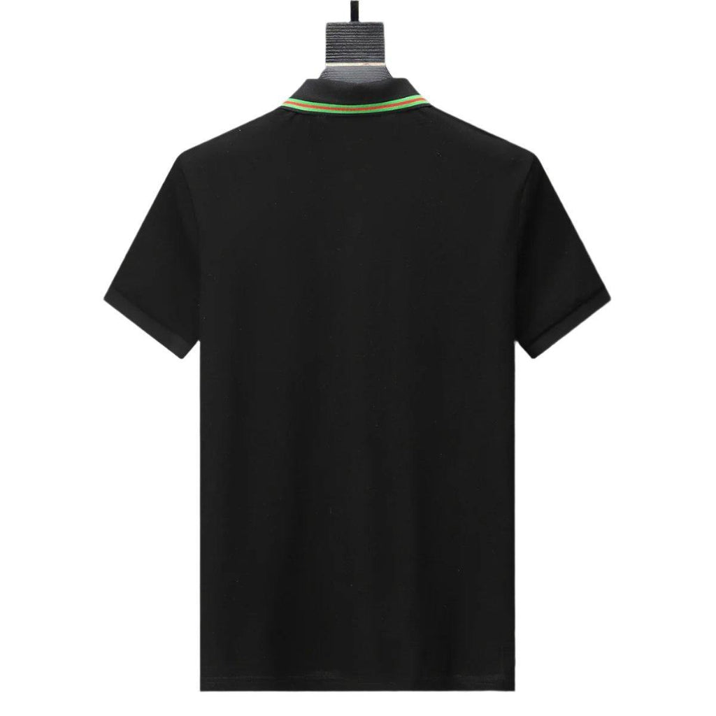 Gucci Black T-shirt with a collar Banlieue91