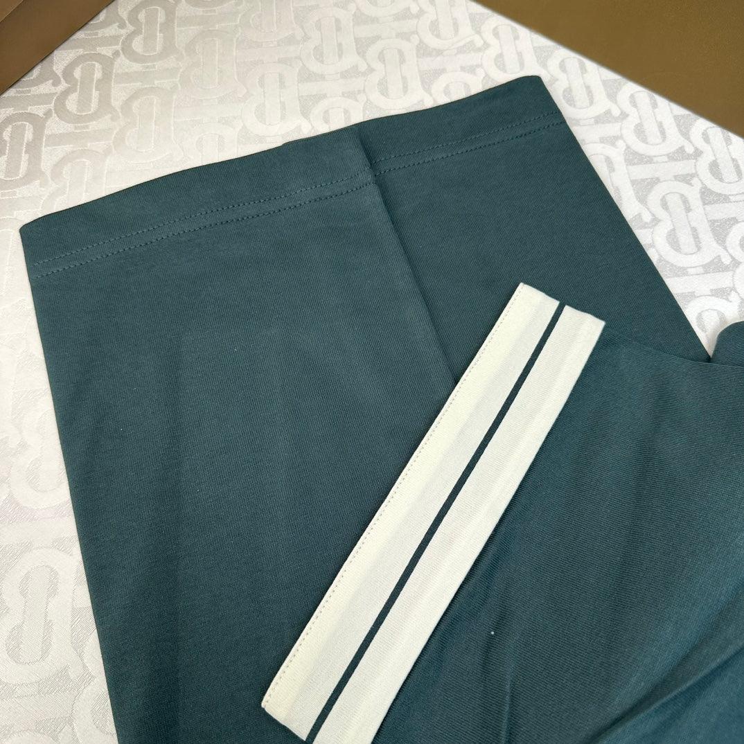 Burberry Green T-Shirt Without Collar Banlieue91