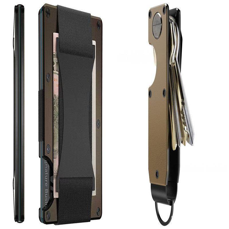 Carbon Fiber Wallet - RFID Blocking Metal Card Holder SmartPursue™