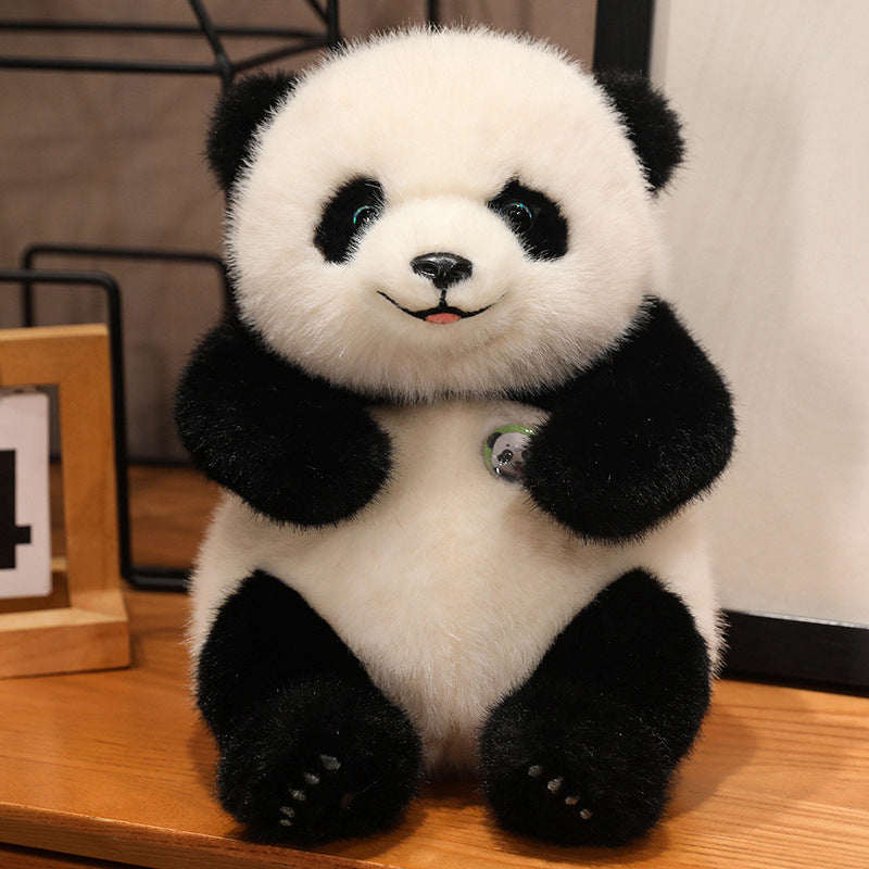 Cute New Plush Toy In The Shape Of A Lifelike Panda Baby Joy