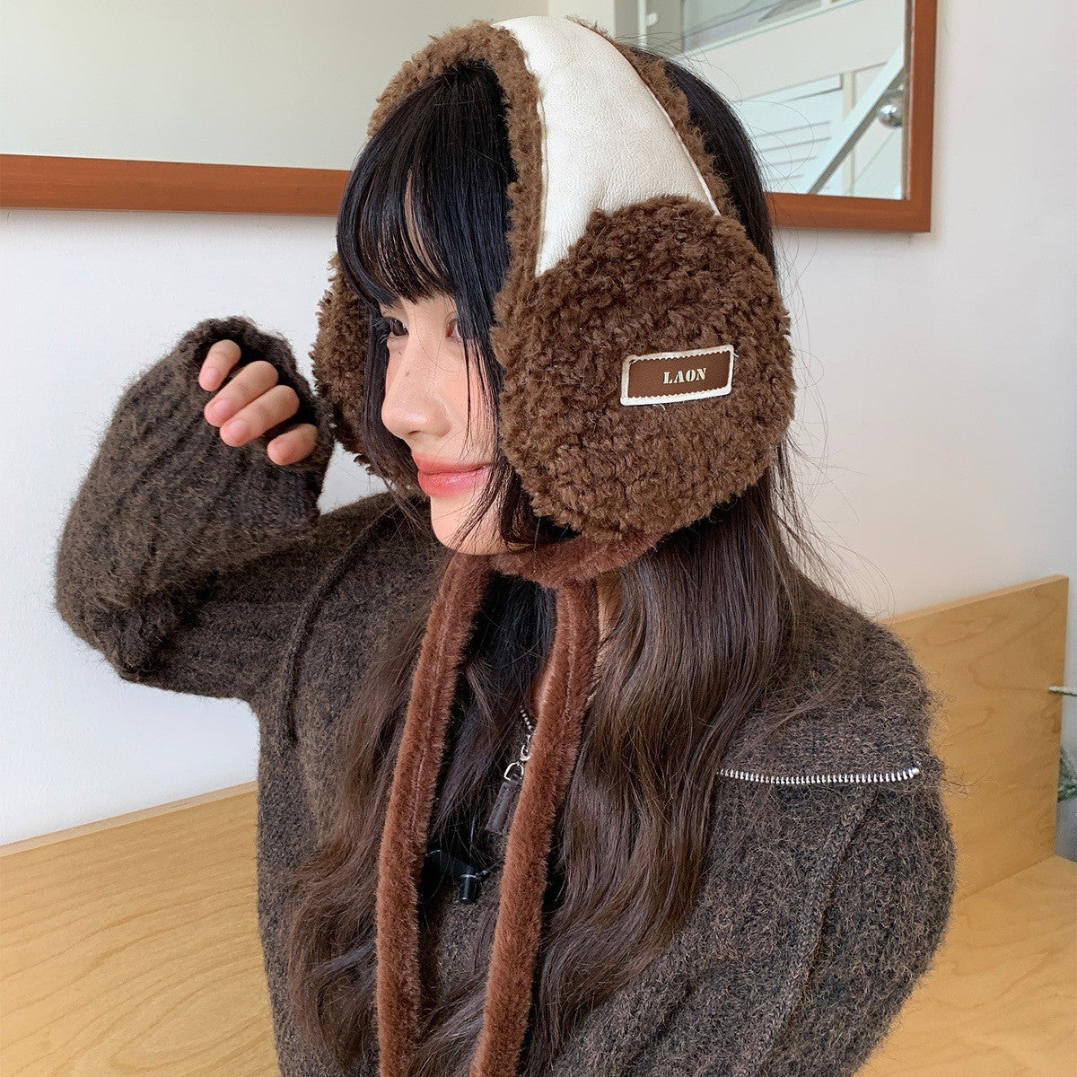 Women’s Fleece Ear Warmers – Warm Outdoor Cycling Ear Covers for Winter FitiqueFit