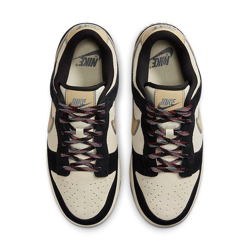 Nike Dunk Low LX Black Suede Team Gold Banlieue91