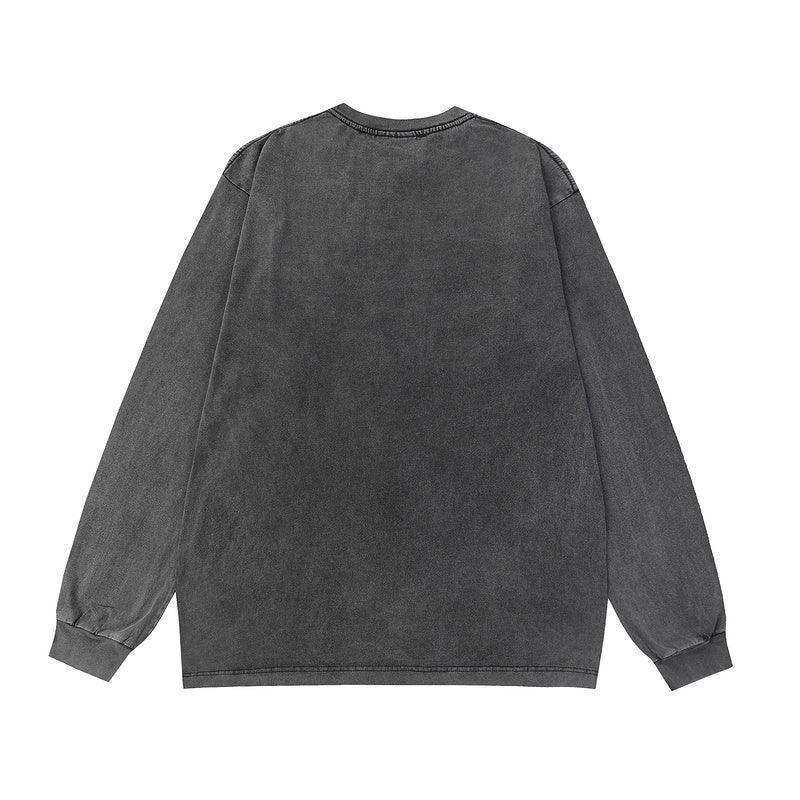 Drew House Secret Smiling Face Alphabet Long Sleeves 'Grey' Banlieue91