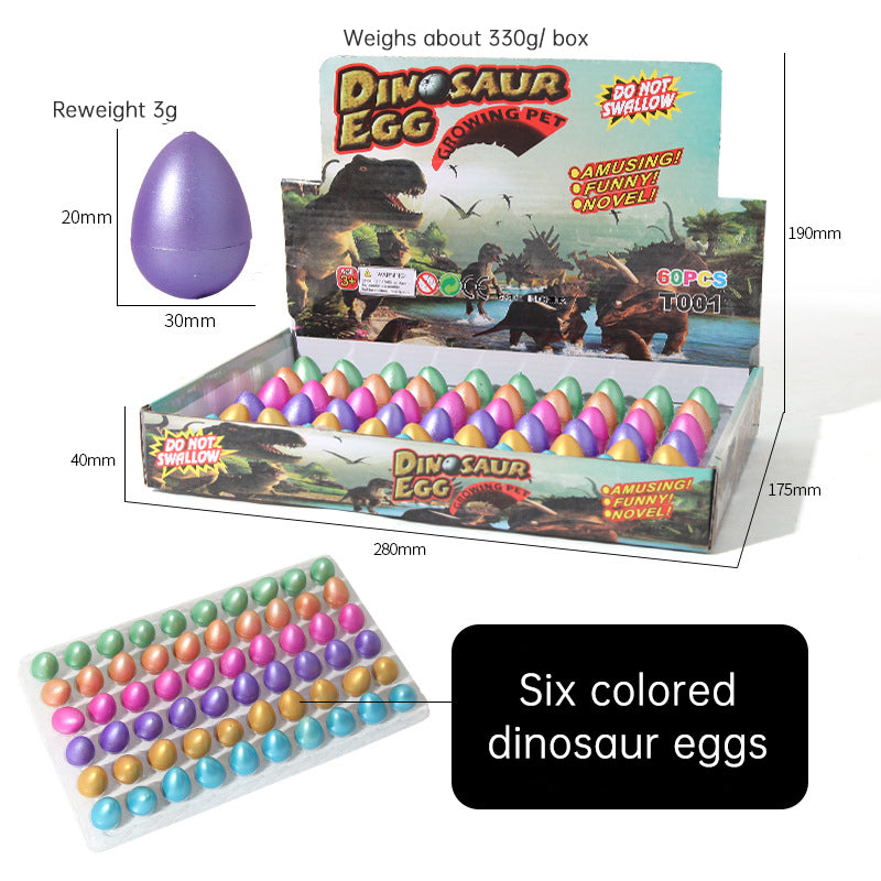 Dinosaur egg children soak in water to expand hatching small toys cracked shell simulation animal V.I.P Digital Presence