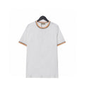 Burberry T-Shirt Without Collar 'White & Beige' Banlieue91