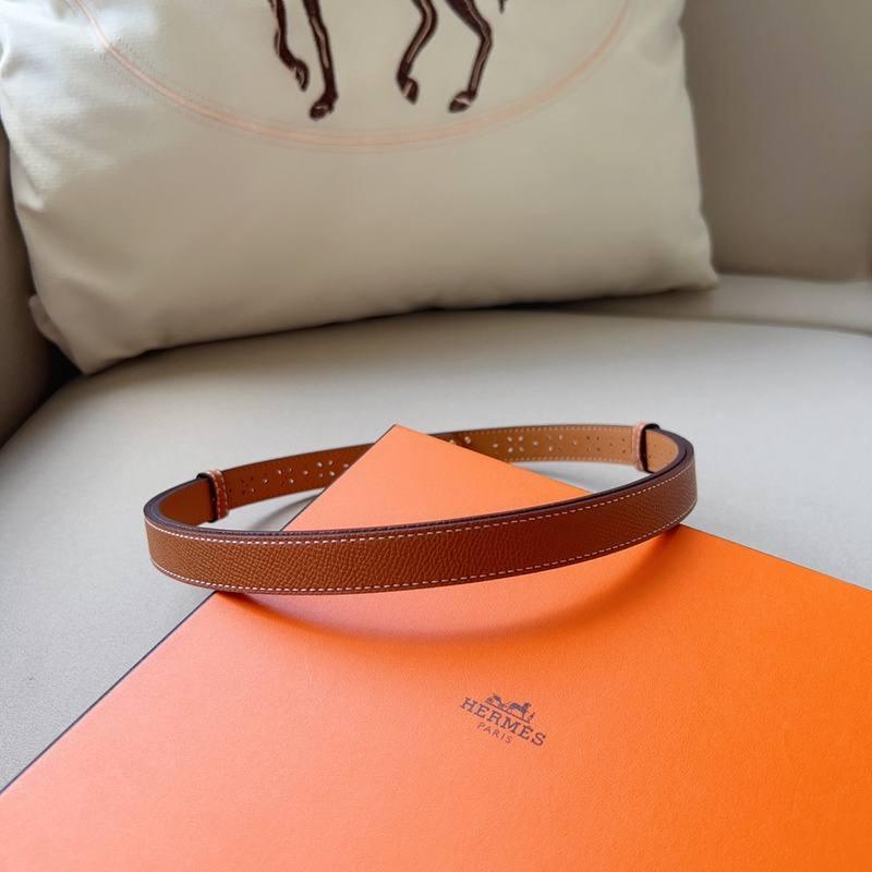 Hermes Men Gold Buckle Belt 'Brown' Banlieue91