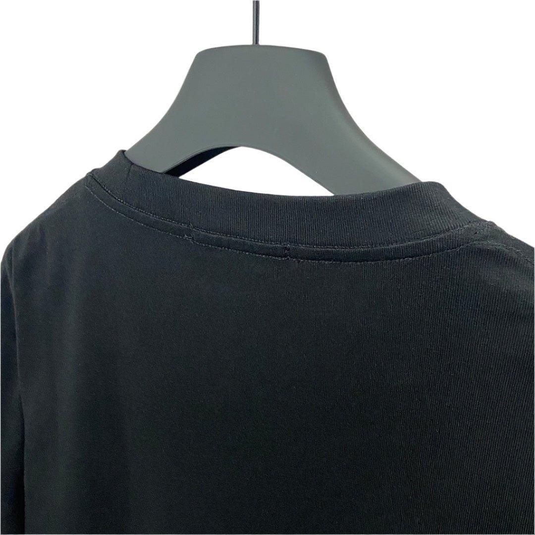 Balenciaga Black T-Shirt Without Collar Banlieue91