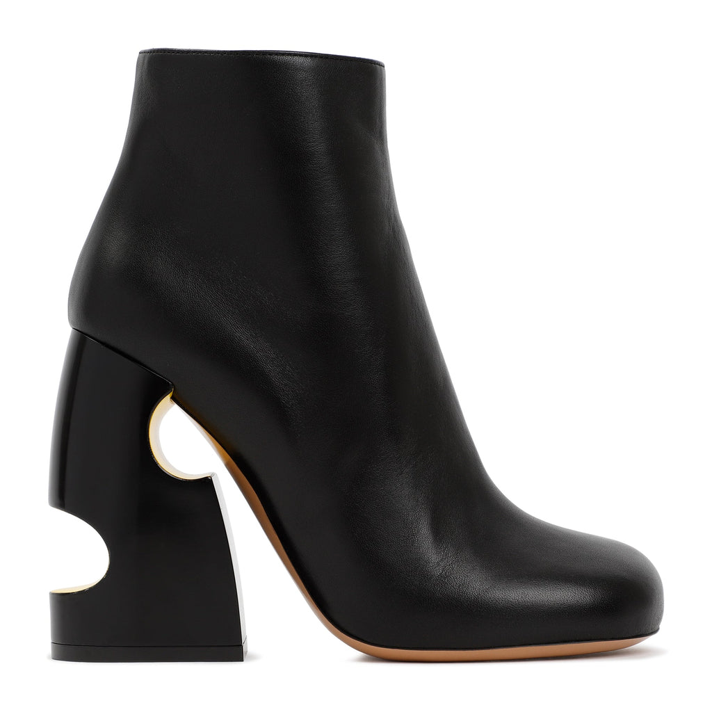 Off White Pop Bulky Nappa Ankle Boot Women