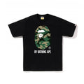 Bathing Ape Black T-Shirt without Collar Banlieue91