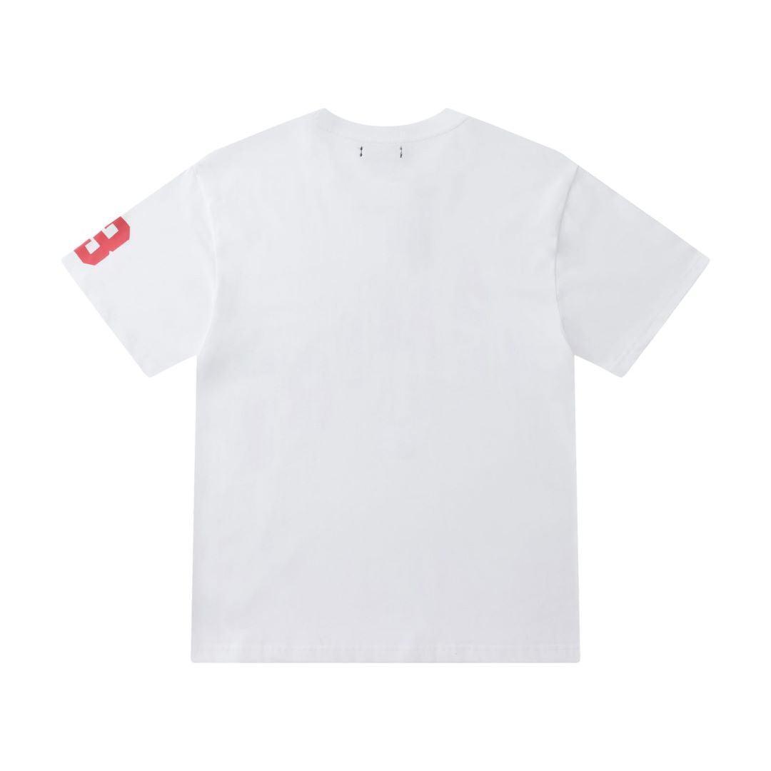 Amiri 22 White T-Shirt Without Collar Banlieue91