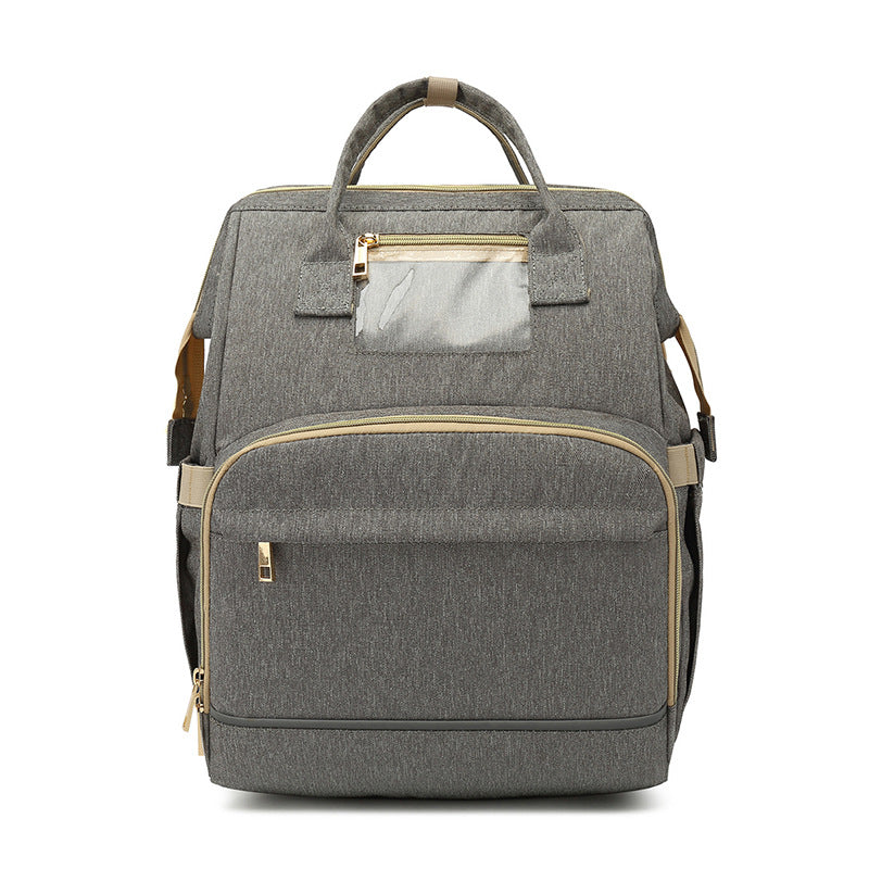 Large Capacity Mother and Baby Bag with Folding Crib Pi-Mart
