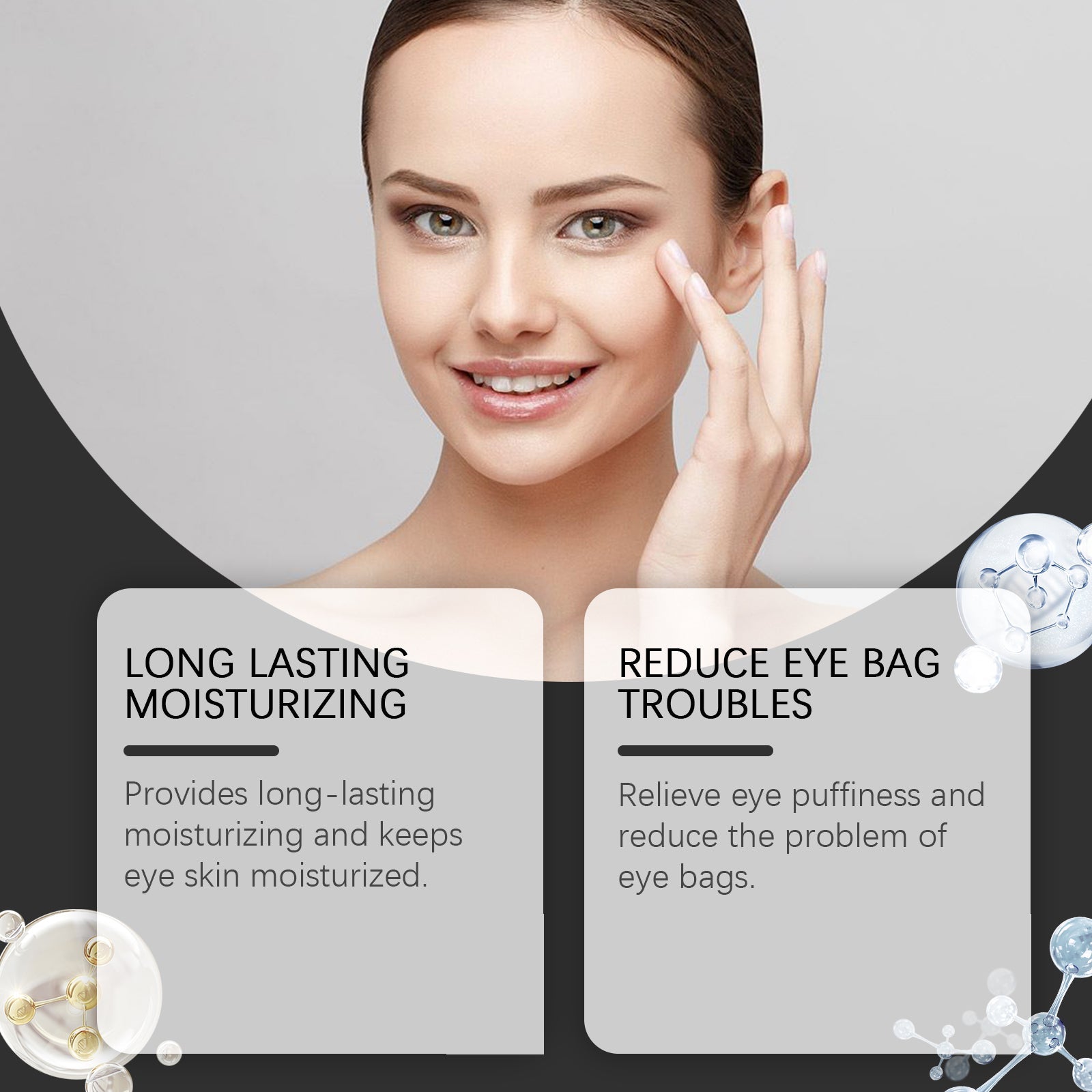 Moisturizing Eye Cream Moisturizes The Skin Around The Eyes, Hydrates And Moisturizes The Elastic Skin To Protect The Bright Eyes