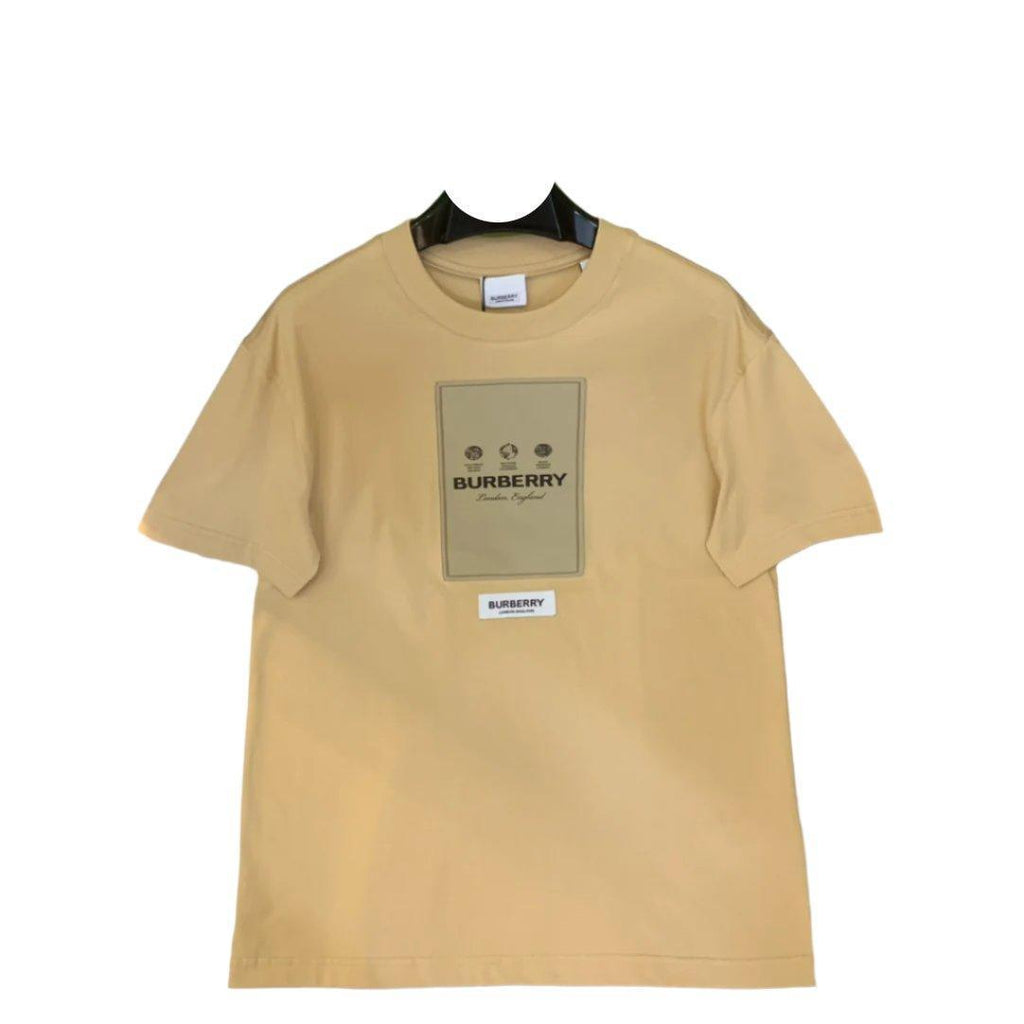 Burberry Beige T-Shirt Without Collar Banlieue91