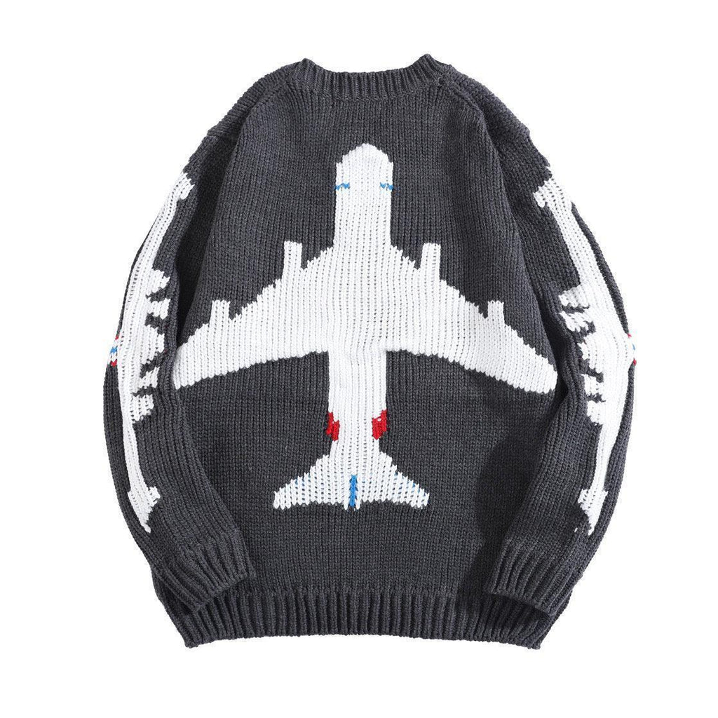 Louis Vuitton × Virgil Abloh Plane Chunky Crewneck Banlieue91