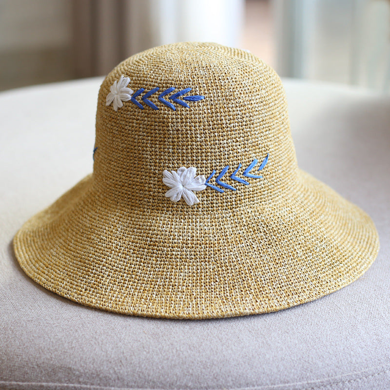 Fashion Sunscreen Flower Travel Bowler FLIPSTYLEZLLC