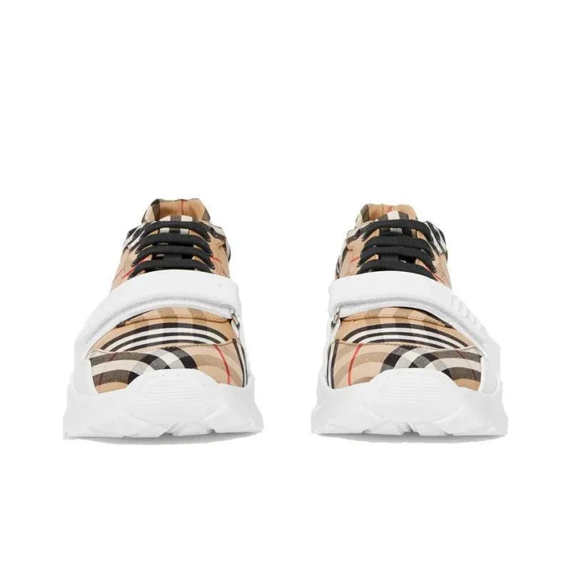 Burberry Vintage Check Cotton Archive Sneakers Beige Banlieue91
