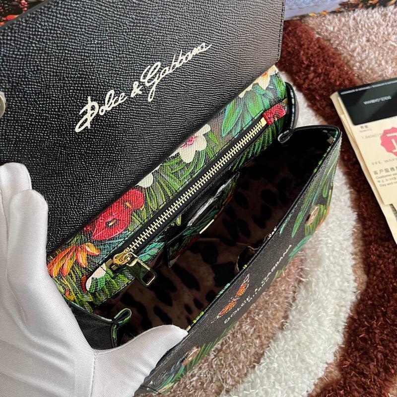 Dolce & Gabbana Flower Print Sicily Bag Banlieue91