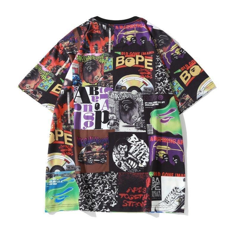 BATHING APE MEN T-SHIRT CUT AND SEWN BAPE ALBUM MONOGRAM TEE Banlieue91