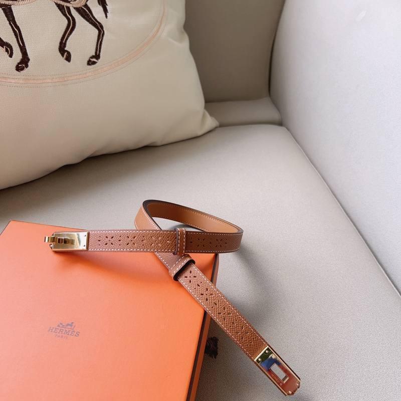 Hermes Men Gold Buckle Belt 'Brown' Banlieue91