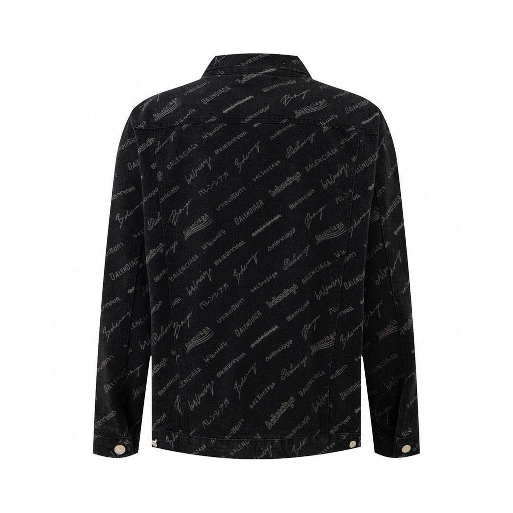 Balenciaga Logomania All Over Large Fit Jacket Banlieue91