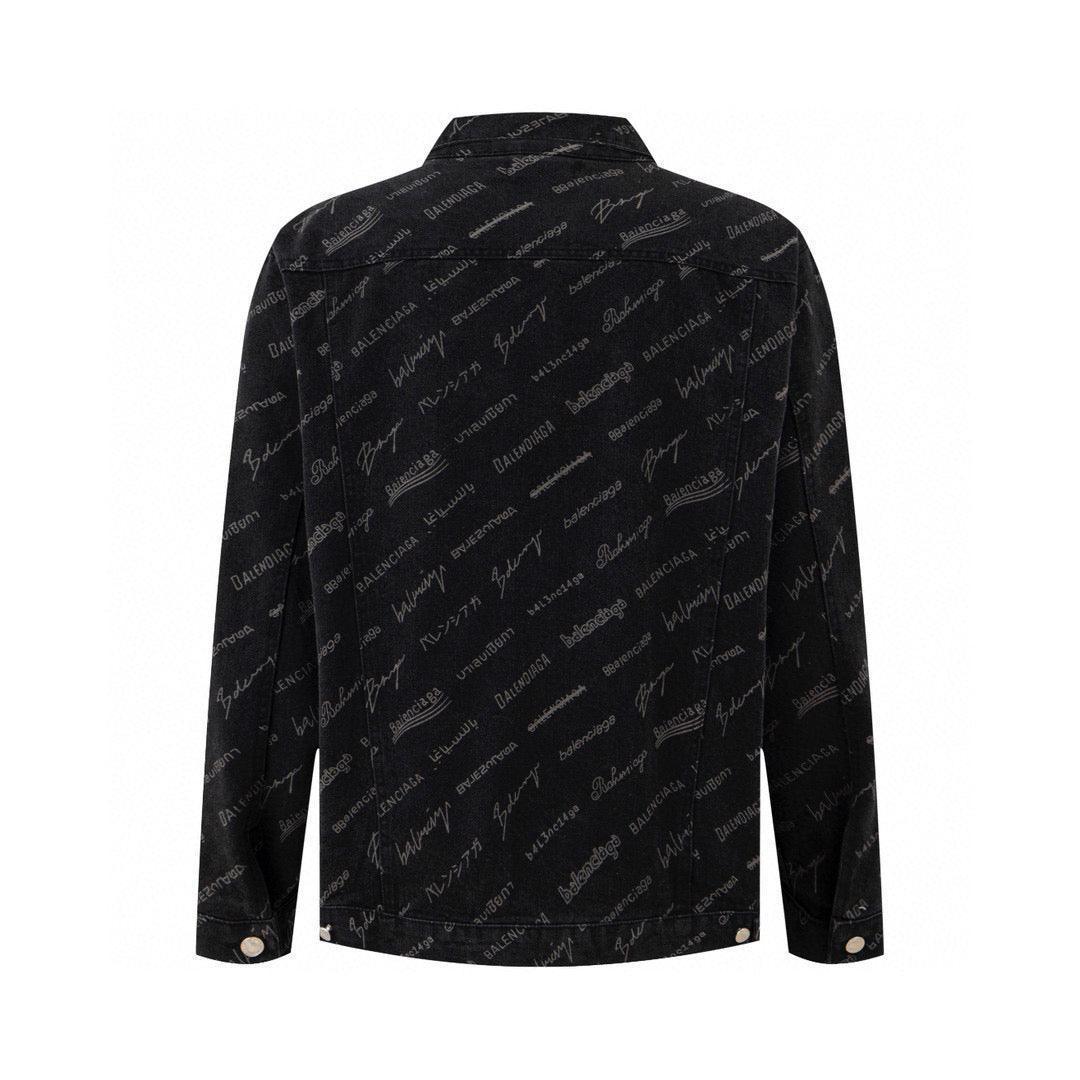 Balenciaga Logomania All Over Large Fit Jacket Banlieue91
