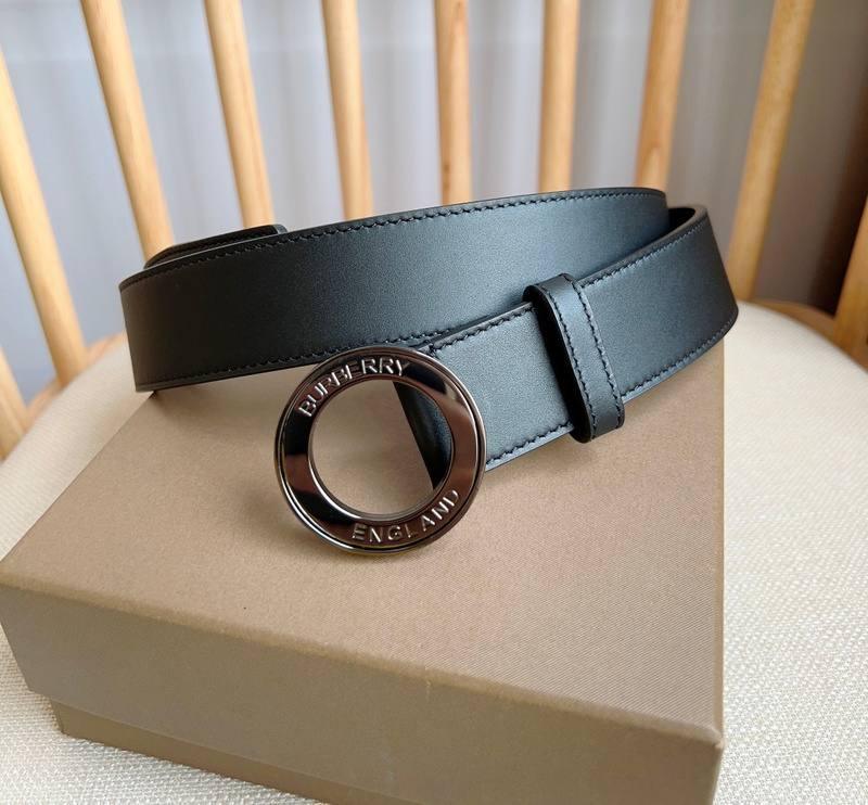Burberry Leather Vintage Belt 'Black' Banlieue91
