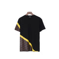 Fendi T-Shirt without Collar 'Black-Brown-Yellow' Banlieue91
