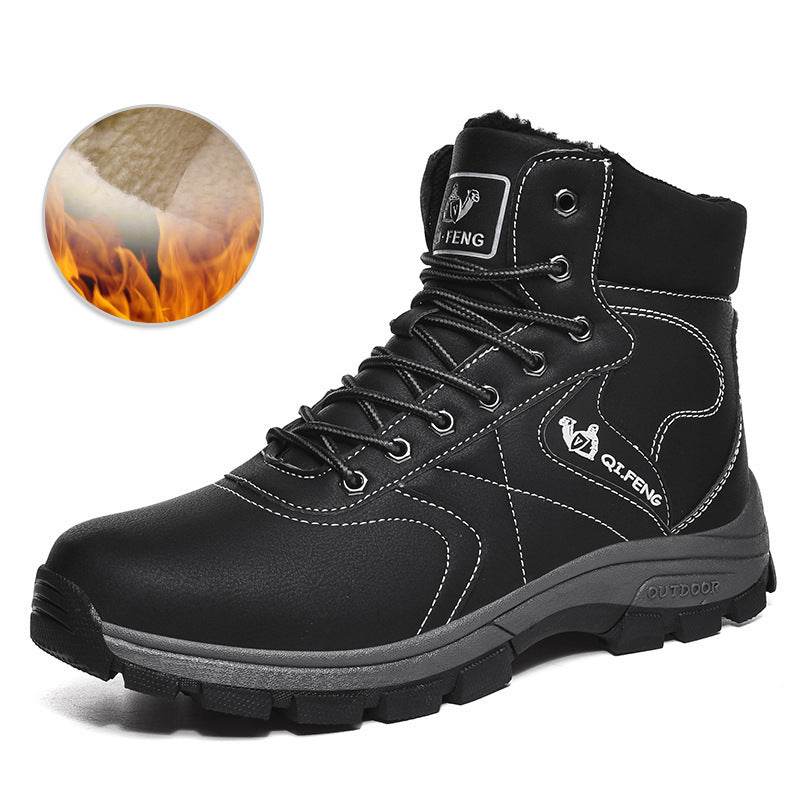 Winter High-top Outdoor Martin Men's Boots Casual Hiking Cotton Shoes