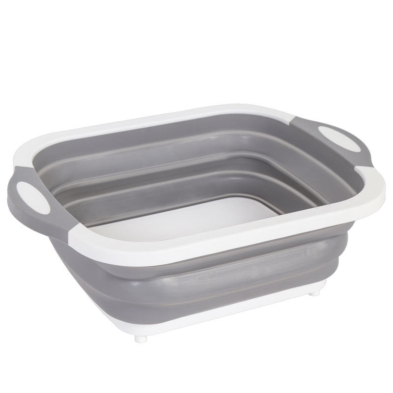 Household Multifunctional Folding Chopping Board Household Japanese Folding Board 3 In 1 All Vegetable Washing Storage