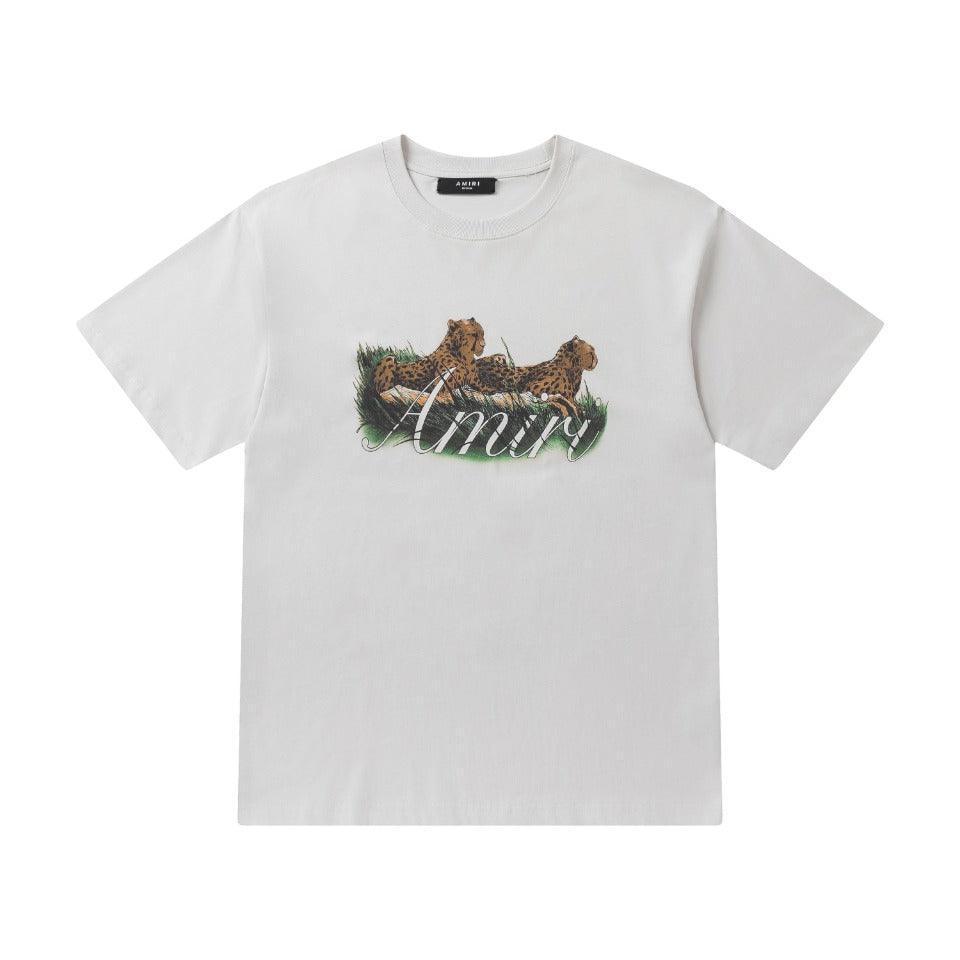 Amiri Tiger White T-Shirt Without Collar Banlieue91