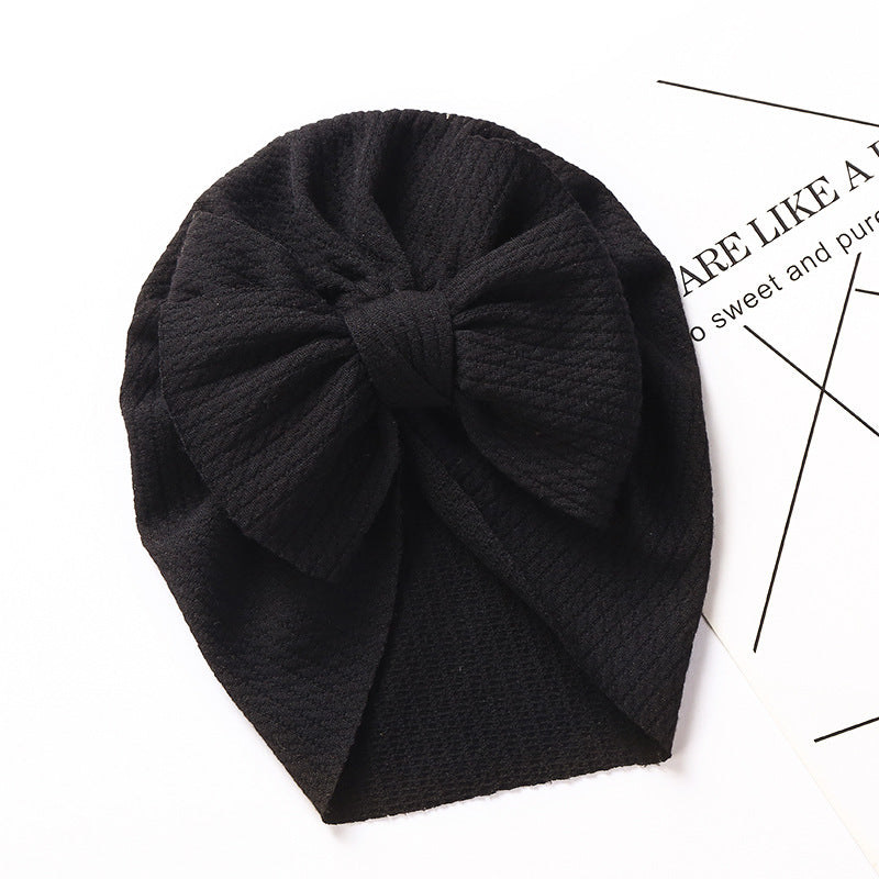 Pit Strip Children's Hat Double Bow Baby Baotou Cap Baby Warm Indian Tire Cap V.I.P Digital Presence
