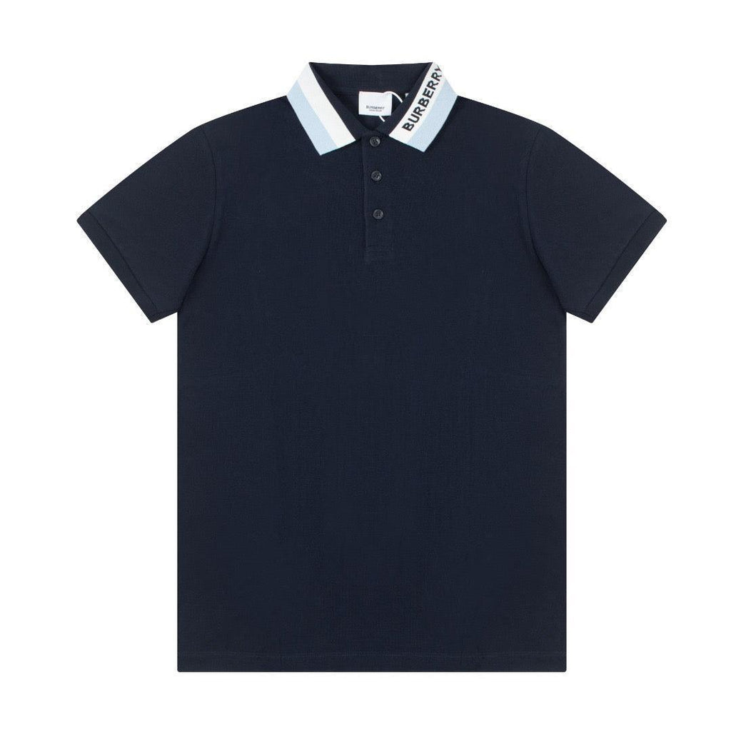 Burberry Blue T-Shirt With Collar Banlieue91
