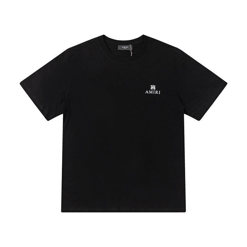 Amiri Black T-Shirt Without Collar Banlieue91