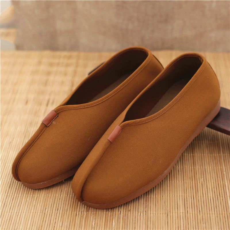 Monk Shoes Single Shoes Arhat Shoes Men's Cloth Top Cotton Shoes Monk Light soled Meditation Shoes V.I.P Digital Presence