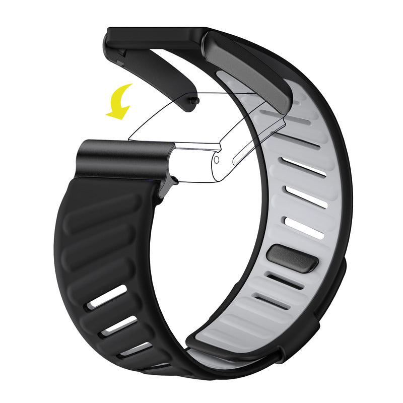 SportFlex Soft-Touch Silicone Wrist Band: a waterproof and sweatproof replacement band that is compatible with the WHOOP 4.0 HRM V.I.P Digital Presence