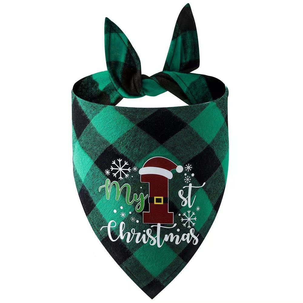 Christmas Day Border Protection Pet Small, Medium, and Large Dogs, Dogs, Cats, Teddy Triangular Towels, Water Jars V.I.P Digital Presence