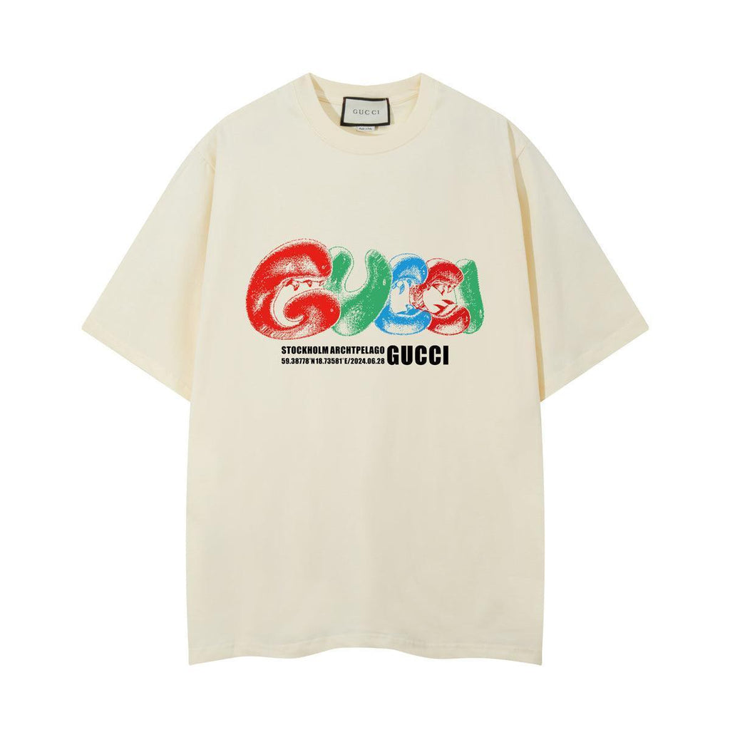Gucci T-Shirt Without Collar 'Beige' Banlieue91