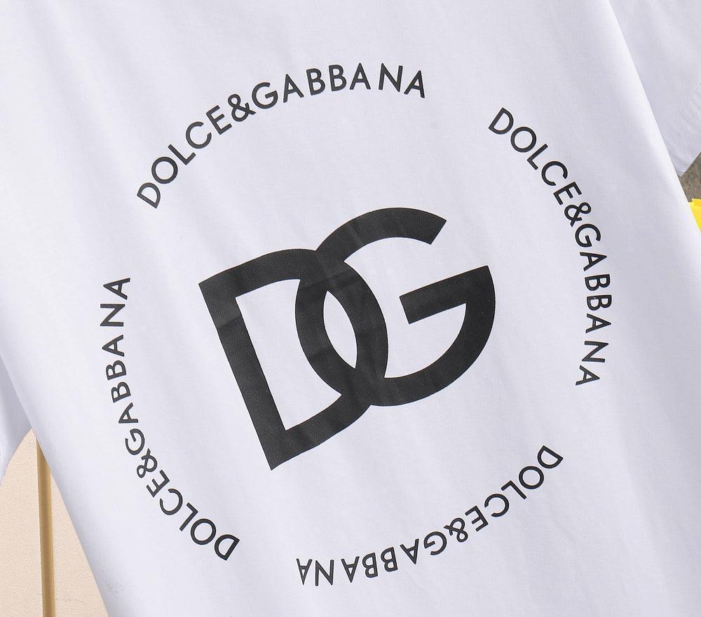 Dolce & Gabbana T-Shirt Without Collar 'White & Black' Banlieue91