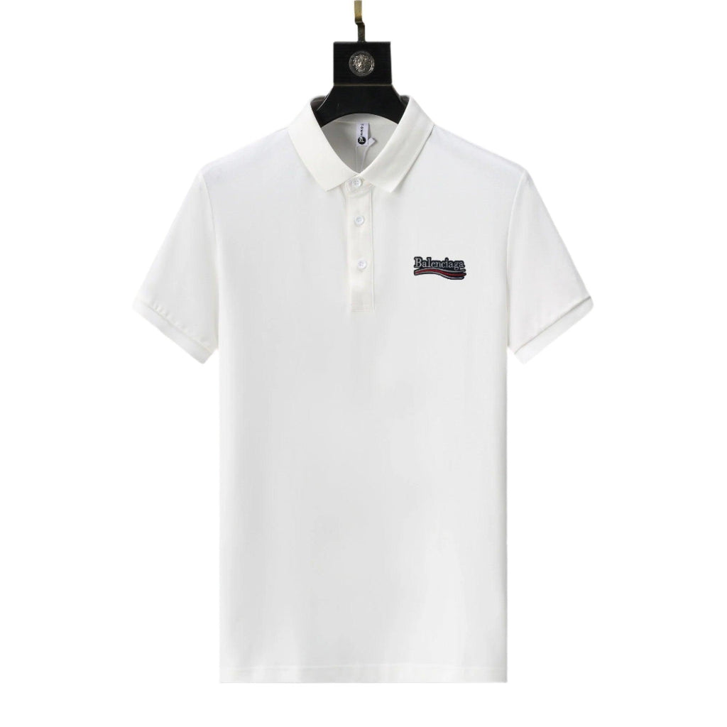 Balenciaga White T-Shirt With Collar Banlieue91