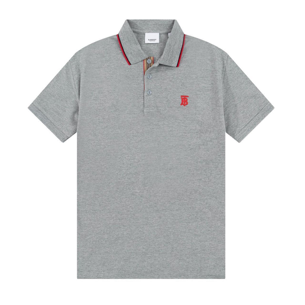 Burberry Grey T-Shirt With Collar Banlieue91