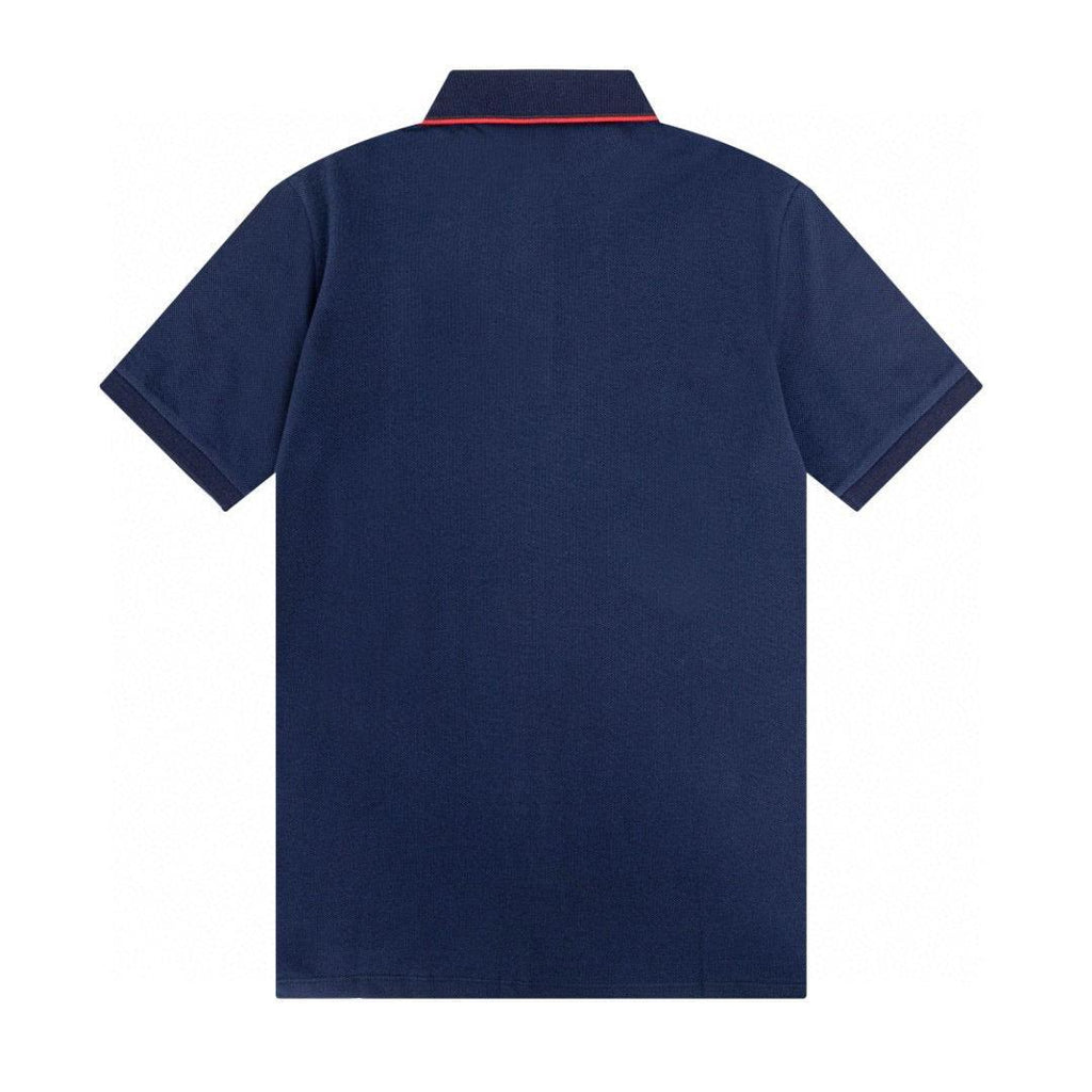 Burberry Blue T-Shirt With Collar Banlieue91