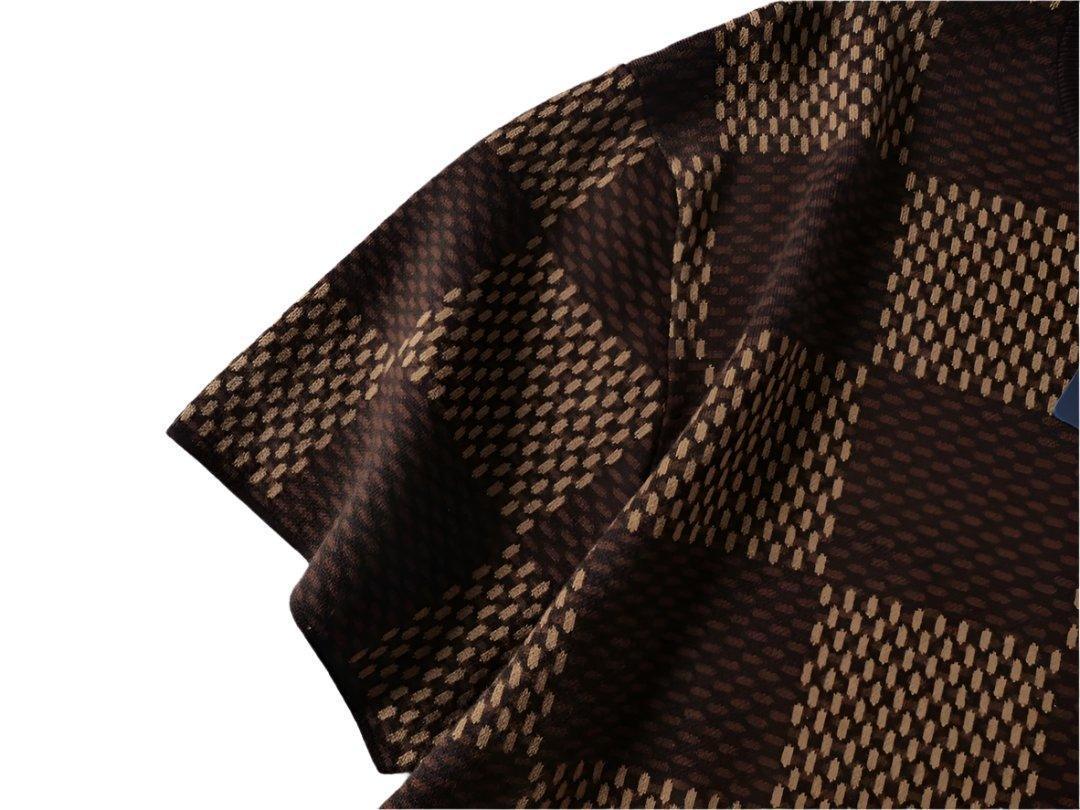 Louis Vuitton Damier T-Shirt Without Collar 'Brown' Banlieue91