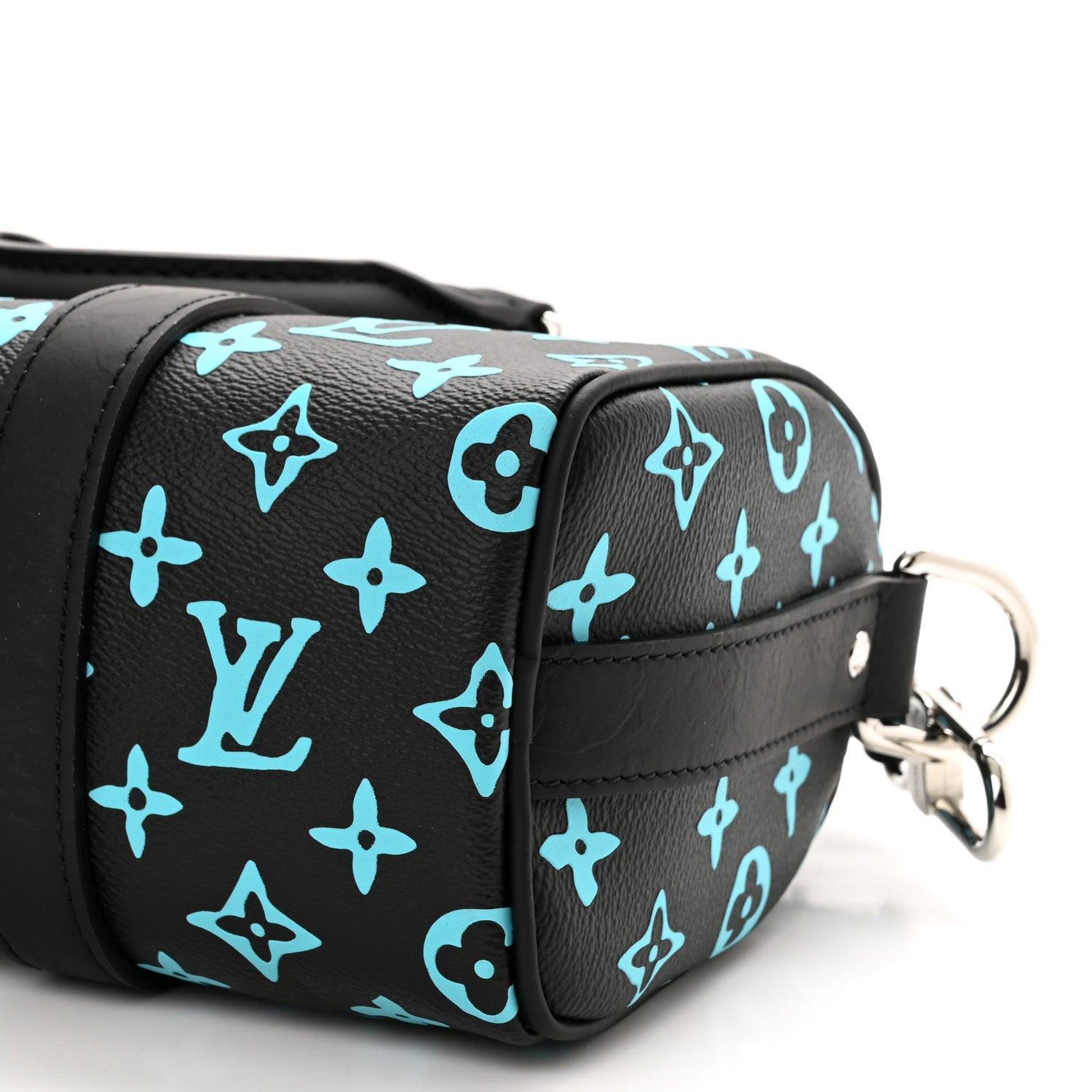 Louis Vuitton Monogram Playground Keepall Bandouliere 25 Black Banlieue91