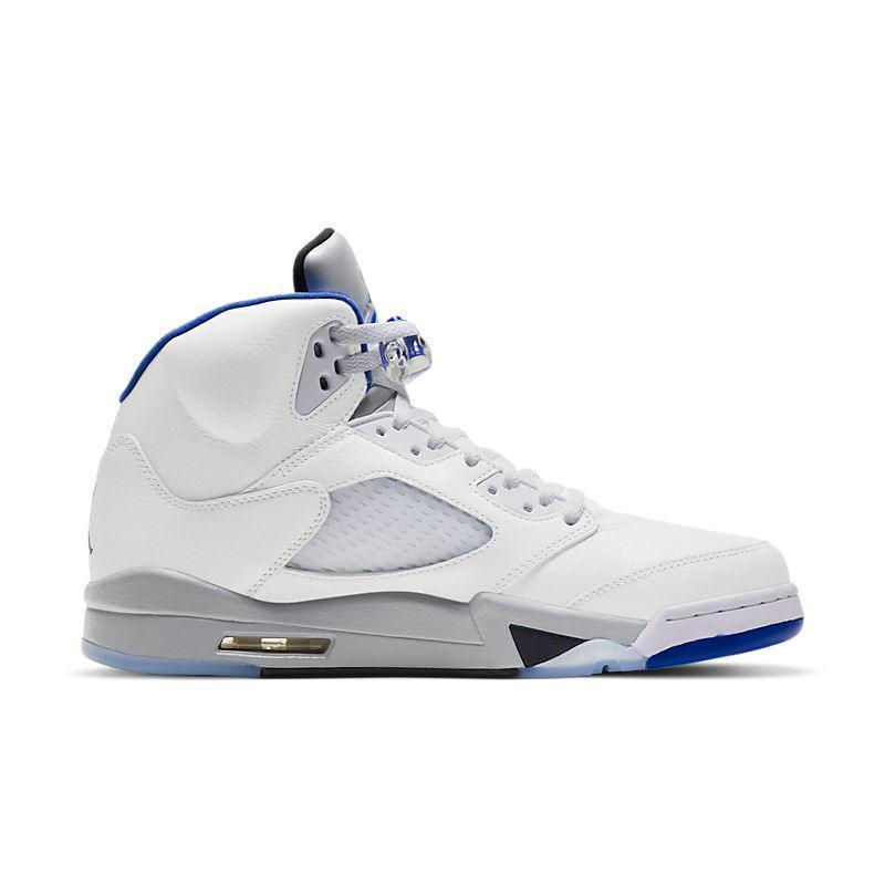 Air Jordan Retro 5 Stealth 2.0 White Hyper Royal Grey Banlieue91